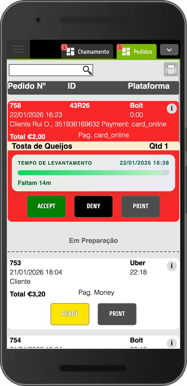 Integração Plataformas Delivery